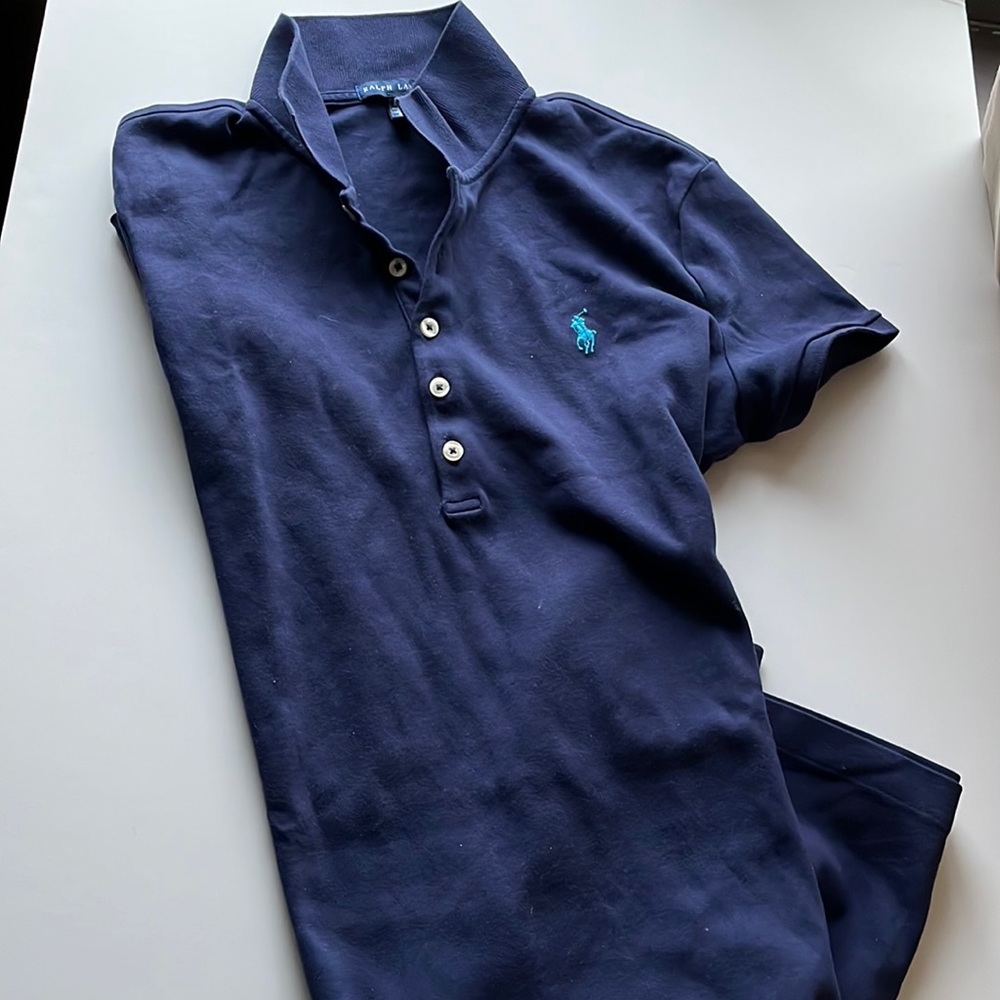 Ralph Lauren Polo Dress size Large. Navy.